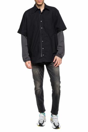 Logo-embroidered two-layered shirt, zdjęcie 2 Logo-embroidered two-layered shirt od Vetements